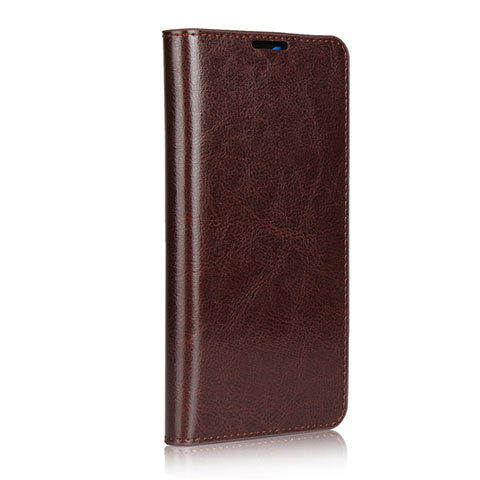 Funda de Cuero Cartera con Soporte Carcasa L02 para Huawei Mate 20 Marron