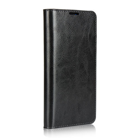 Funda de Cuero Cartera con Soporte Carcasa L02 para Huawei Mate 20 Negro