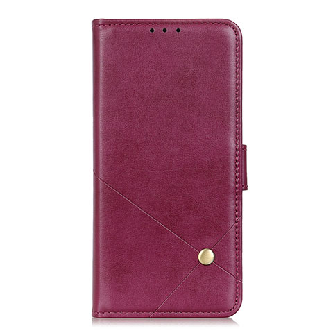 Funda de Cuero Cartera con Soporte Carcasa L02 para Motorola Moto G9 Plus Rojo Rosa