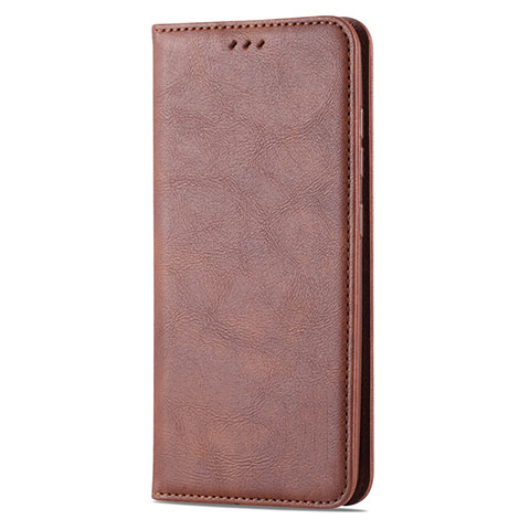 Funda de Cuero Cartera con Soporte Carcasa L02 para Samsung Galaxy A41 Marron