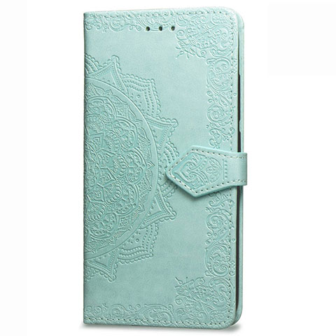 Funda de Cuero Cartera con Soporte Carcasa L02 para Samsung Galaxy XCover Pro Menta Verde