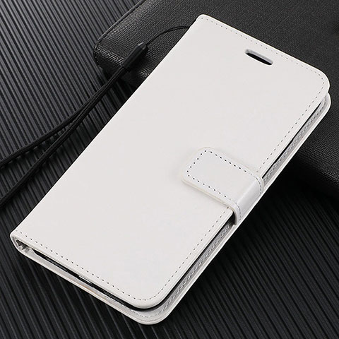 Funda de Cuero Cartera con Soporte Carcasa L02 para Vivo S1 Pro Blanco