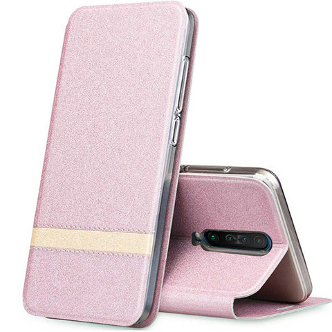 Funda de Cuero Cartera con Soporte Carcasa L02 para Xiaomi Redmi K30i 5G Oro Rosa