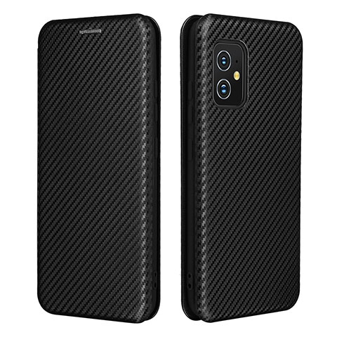 Funda de Cuero Cartera con Soporte Carcasa L02Z para Asus ZenFone 8 Mini Negro