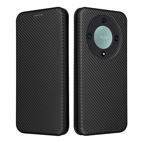 Funda de Cuero Cartera con Soporte Carcasa L02Z para Huawei Honor Magic5 Lite 5G Negro