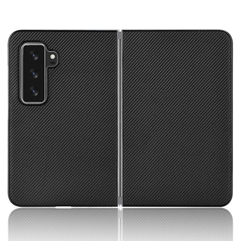 Funda de Cuero Cartera con Soporte Carcasa L02Z para Microsoft Surface Duo 2 Negro