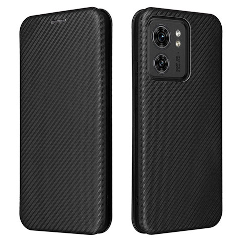 Funda de Cuero Cartera con Soporte Carcasa L02Z para Motorola Moto Edge (2023) 5G Negro