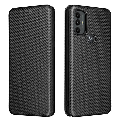 Funda de Cuero Cartera con Soporte Carcasa L02Z para Motorola Moto G Play (2023) Negro