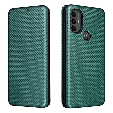 Funda de Cuero Cartera con Soporte Carcasa L02Z para Motorola Moto G Play (2023) Verde