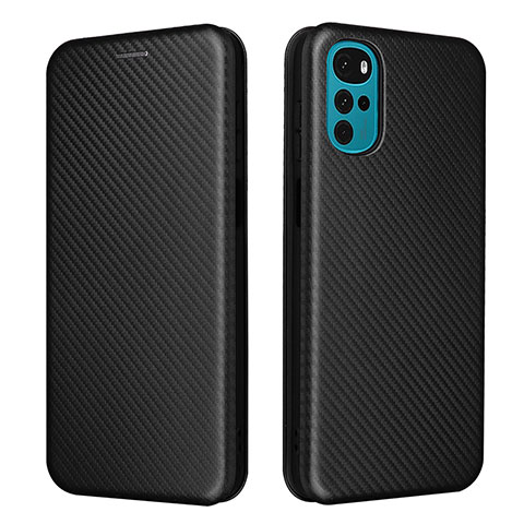 Funda de Cuero Cartera con Soporte Carcasa L02Z para Motorola Moto G22 Negro