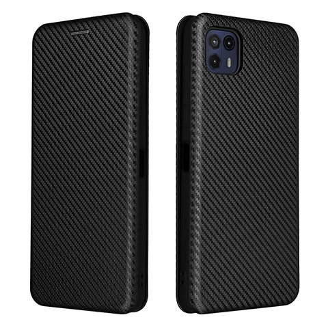 Funda de Cuero Cartera con Soporte Carcasa L02Z para Motorola Moto G50 5G Negro