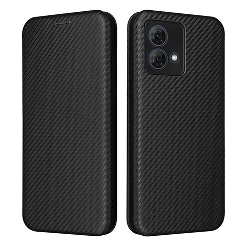 Funda de Cuero Cartera con Soporte Carcasa L02Z para Motorola Moto G84 5G Negro