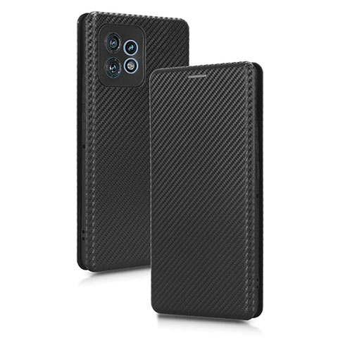 Funda de Cuero Cartera con Soporte Carcasa L02Z para Motorola Moto X40 5G Negro