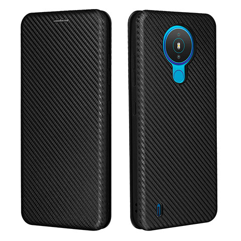 Funda de Cuero Cartera con Soporte Carcasa L02Z para Nokia 1.4 Negro