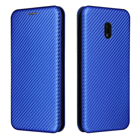 Funda de Cuero Cartera con Soporte Carcasa L02Z para Nokia C01 Plus Azul