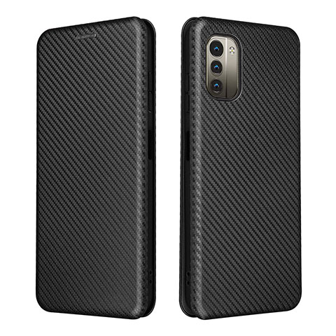 Funda de Cuero Cartera con Soporte Carcasa L02Z para Nokia G21 Negro