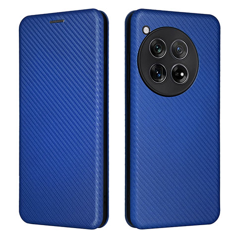 Funda de Cuero Cartera con Soporte Carcasa L02Z para OnePlus 12R 5G Azul