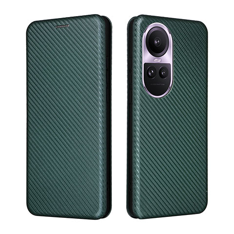 Funda de Cuero Cartera con Soporte Carcasa L02Z para Oppo Reno10 Pro 5G Azul