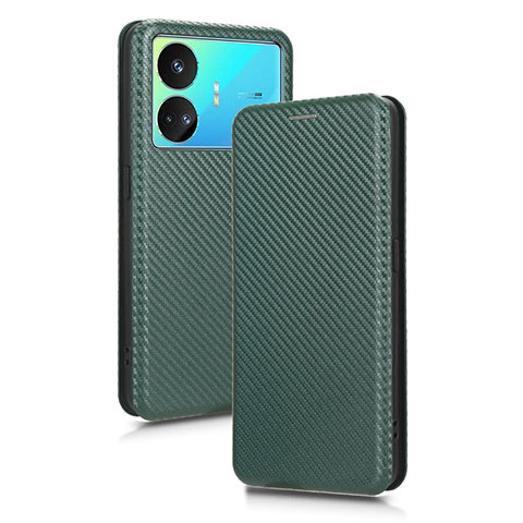 Funda de Cuero Cartera con Soporte Carcasa L02Z para Realme GT Neo5 SE 5G Verde