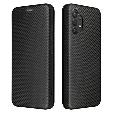 Funda de Cuero Cartera con Soporte Carcasa L02Z para Samsung Galaxy A32 4G Negro