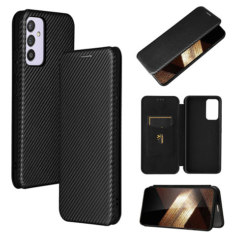 Funda de Cuero Cartera con Soporte Carcasa L02Z para Samsung Galaxy A35 5G Negro