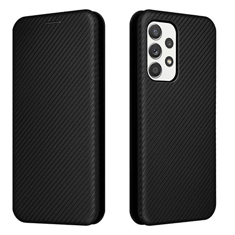 Funda de Cuero Cartera con Soporte Carcasa L02Z para Samsung Galaxy A53 5G Negro