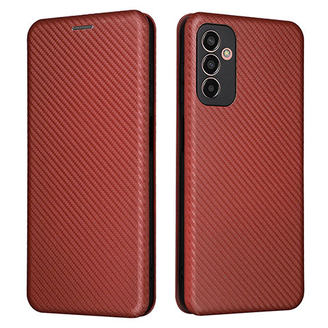 Funda de Cuero Cartera con Soporte Carcasa L02Z para Samsung Galaxy F13 4G Marron