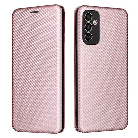 Funda de Cuero Cartera con Soporte Carcasa L02Z para Samsung Galaxy F13 4G Oro Rosa