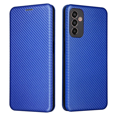 Funda de Cuero Cartera con Soporte Carcasa L02Z para Samsung Galaxy M13 4G Azul