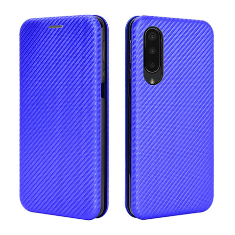 Funda de Cuero Cartera con Soporte Carcasa L02Z para Sharp Aquos Zero5G basic Azul