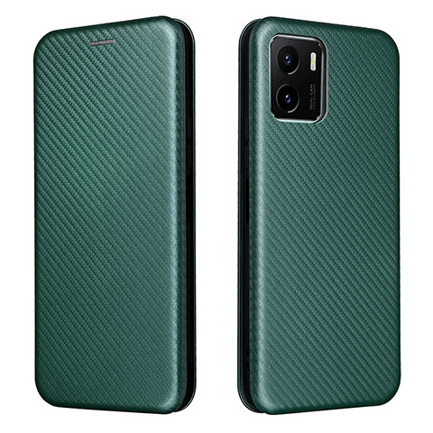 Funda de Cuero Cartera con Soporte Carcasa L02Z para Vivo Y01A Verde