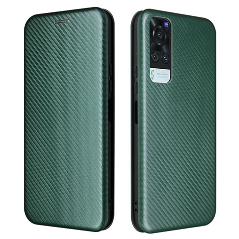 Funda de Cuero Cartera con Soporte Carcasa L02Z para Vivo Y51A Verde