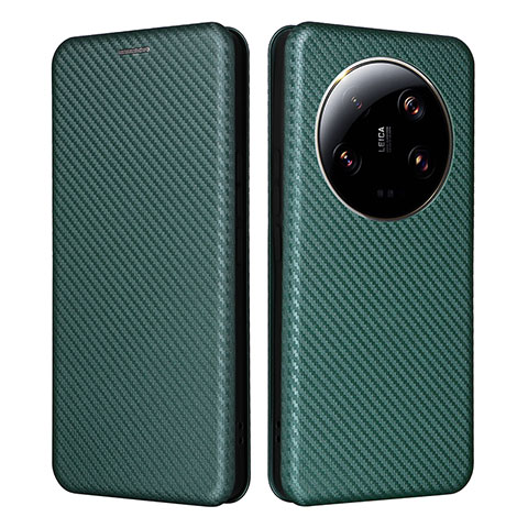 Funda de Cuero Cartera con Soporte Carcasa L02Z para Xiaomi Mi 13 Ultra 5G Verde