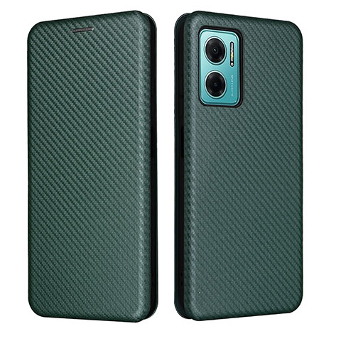 Funda de Cuero Cartera con Soporte Carcasa L02Z para Xiaomi Redmi 11 Prime 5G Verde