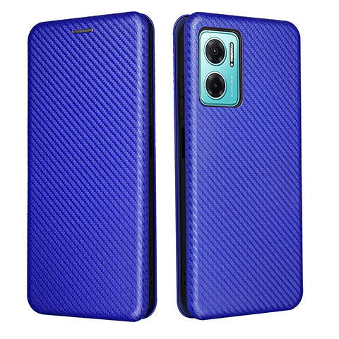 Funda de Cuero Cartera con Soporte Carcasa L02Z para Xiaomi Redmi Note 11E 5G Azul