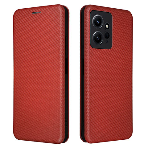 Funda de Cuero Cartera con Soporte Carcasa L02Z para Xiaomi Redmi Note 12 4G Marron