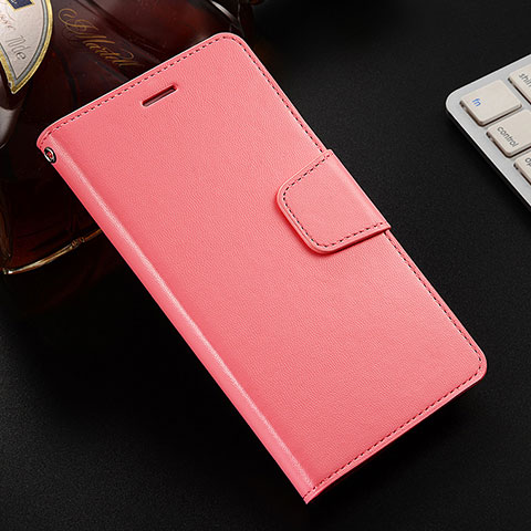 Funda de Cuero Cartera con Soporte Carcasa L03 para Huawei Honor 8X Rosa