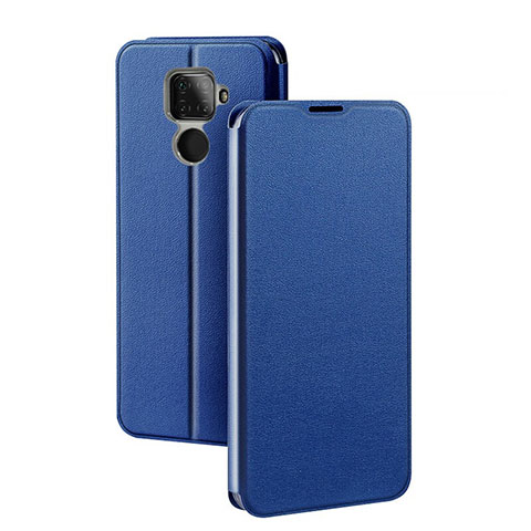 Funda de Cuero Cartera con Soporte Carcasa L03 para Huawei Mate 30 Lite Azul