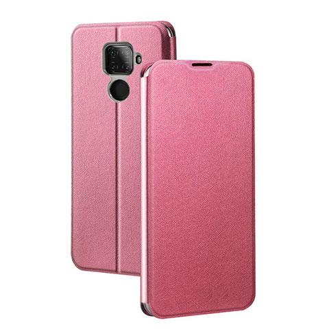 Funda de Cuero Cartera con Soporte Carcasa L03 para Huawei Mate 30 Lite Rosa