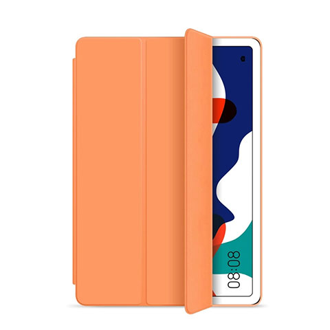 Funda de Cuero Cartera con Soporte Carcasa L03 para Huawei MatePad 5G 10.4 Naranja