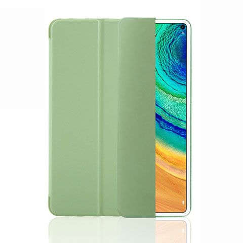 Funda de Cuero Cartera con Soporte Carcasa L03 para Huawei MatePad Pro 5G 10.8 Verde