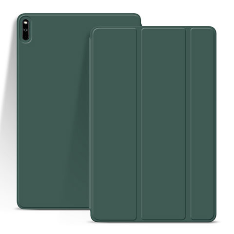 Funda de Cuero Cartera con Soporte Carcasa L03 para Huawei MatePad Pro Verde