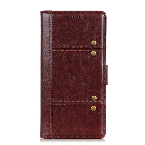 Funda de Cuero Cartera con Soporte Carcasa L03 para Huawei Nova 8 SE 5G Marron