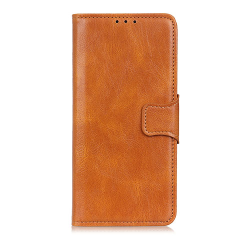 Funda de Cuero Cartera con Soporte Carcasa L03 para Motorola Moto One Fusion Naranja