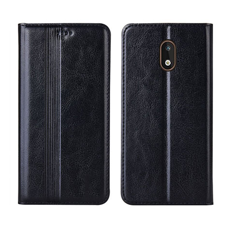 Funda de Cuero Cartera con Soporte Carcasa L03 para Nokia 1.3 Negro