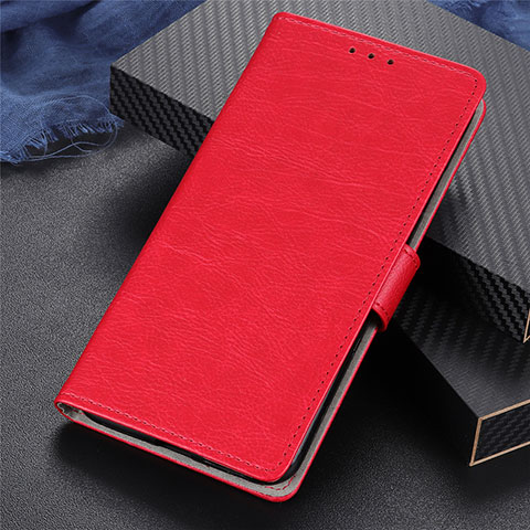 Funda de Cuero Cartera con Soporte Carcasa L03 para Oppo Find X2 Pro Rojo