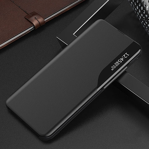 Funda de Cuero Cartera con Soporte Carcasa L03 para Oppo Find X5 Pro 5G Negro