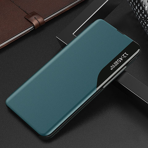 Funda de Cuero Cartera con Soporte Carcasa L03 para Oppo Find X5 Pro 5G Verde