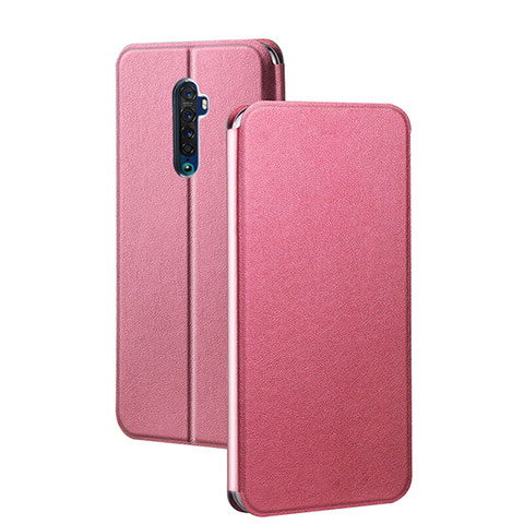 Funda de Cuero Cartera con Soporte Carcasa L03 para Oppo Reno2 Rosa