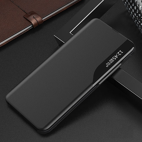 Funda de Cuero Cartera con Soporte Carcasa L03 para Oppo Reno9 Pro 5G Negro